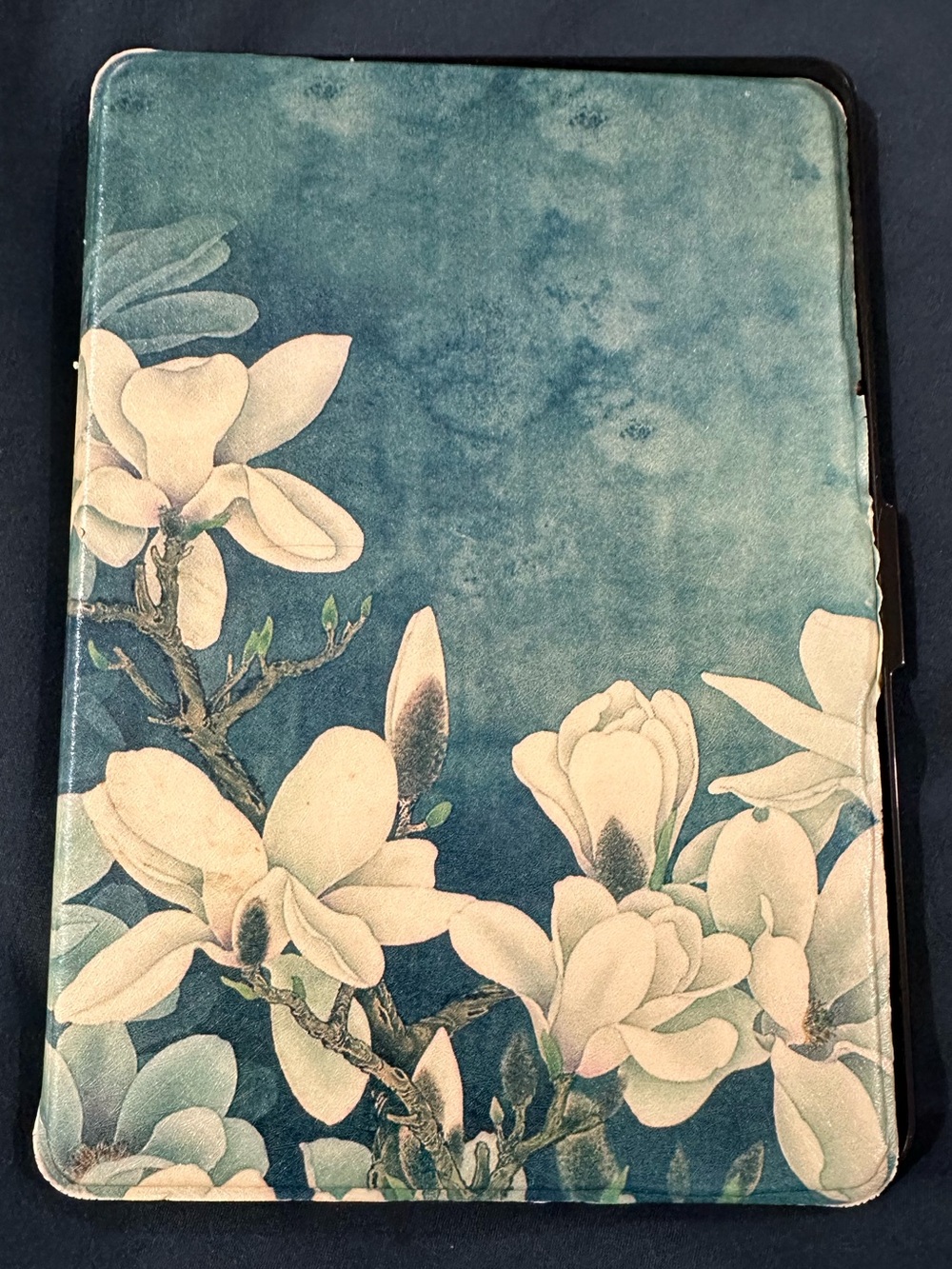 Kindle Cover - Floral Cover in Blue
